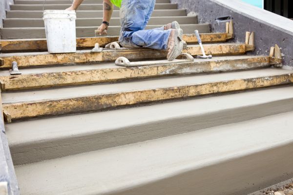 Concrete Steps Pouring in Wausau